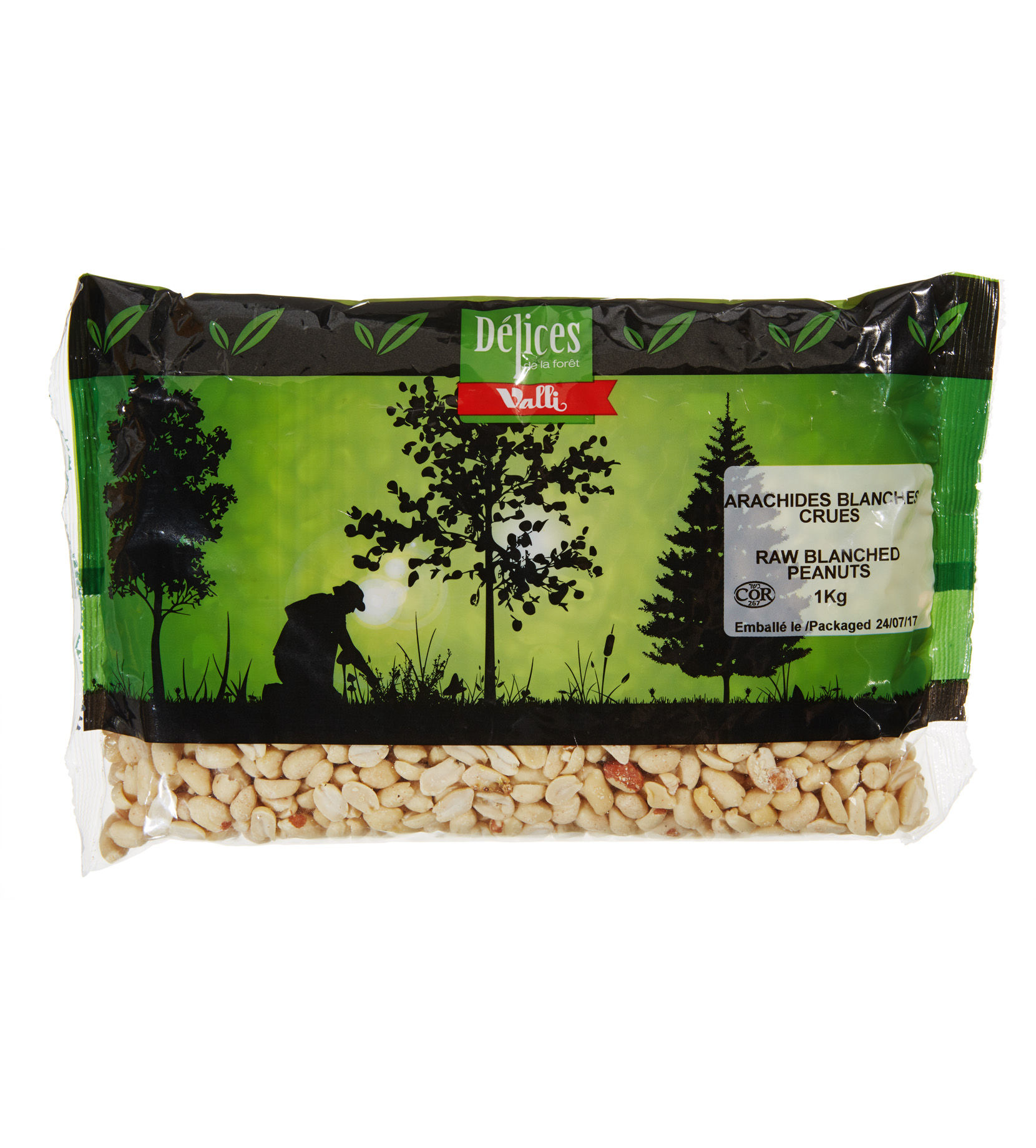 Delice de la Foret Valli Blanched raw peanuts