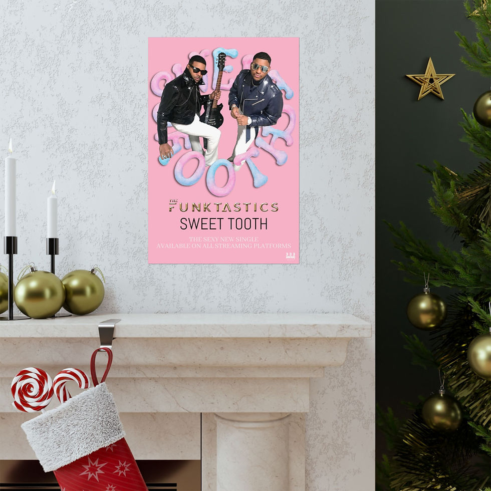 Thumbnail: THE FUNKTASTICS  "Sweet Tooth" promo poster pink