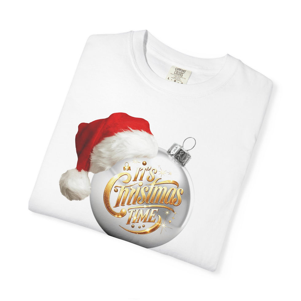 Thumbnail: The Funktastics "It's Christmas Time" Ornament Tee