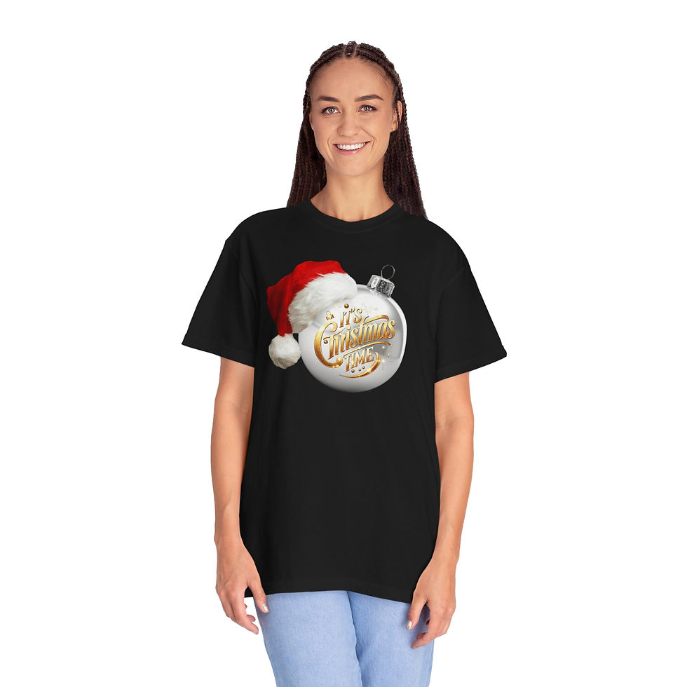 Thumbnail: The Funktastics "It's Christmas Time" Ornament Tee