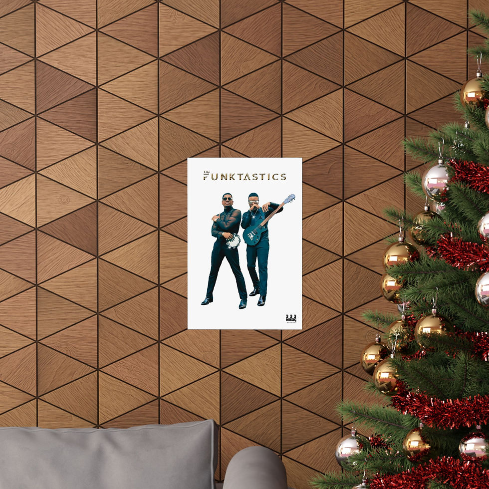 Thumbnail: Stylish Matte Vertical THE FUNKTASTICS  Side by Side Posters, Funky Wall Decor!