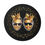 Thumbnail: Royal R&B Duo Round Vinyl Sticker — Kings with Crowns & Musical Notes
