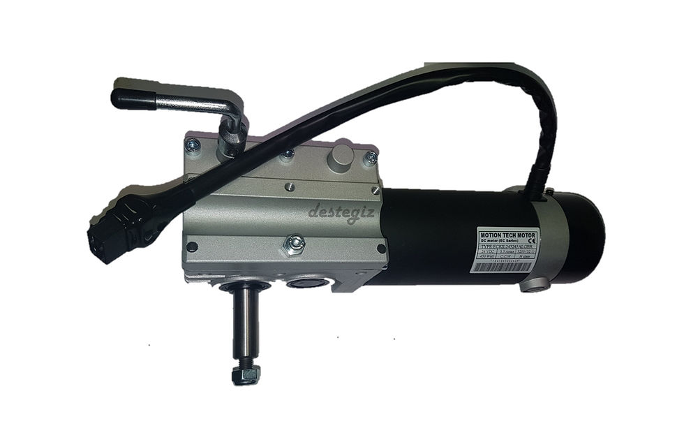 Küçük resim: 450 WATT REDÜKTÖRLÜ MOTOR SAĞ SOL TAKIM