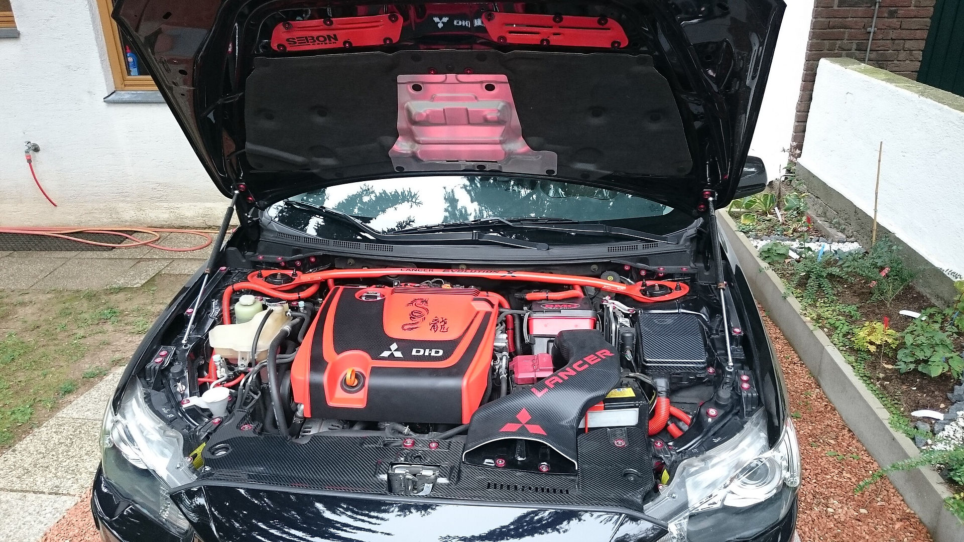 Mitsubishi Lancer Motorraum