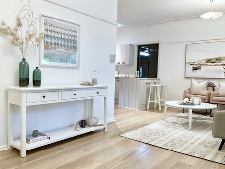 Lounge/ entrance- after staging/ styling
