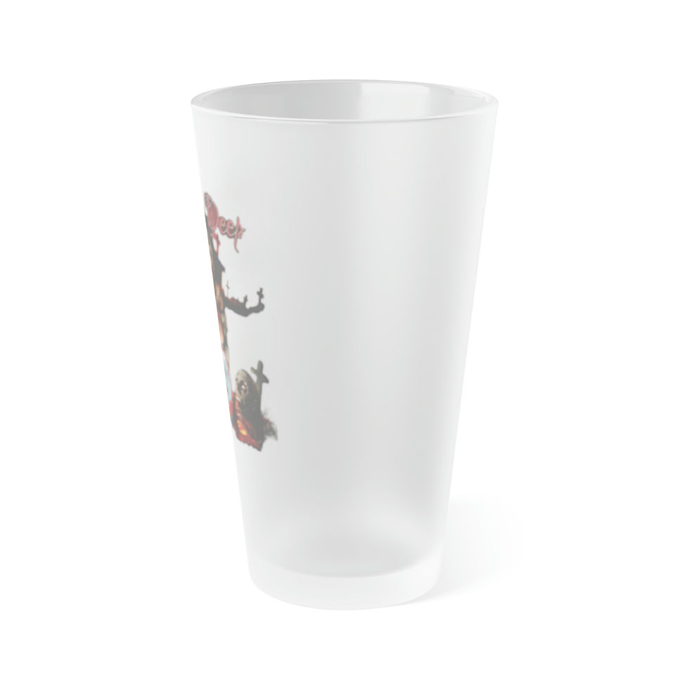 Thumbnail: L6D Zombie Frosted Pint Glass, 16oz