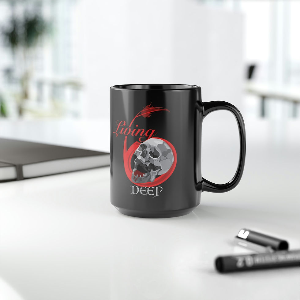 Thumbnail: Black Mug, 15oz