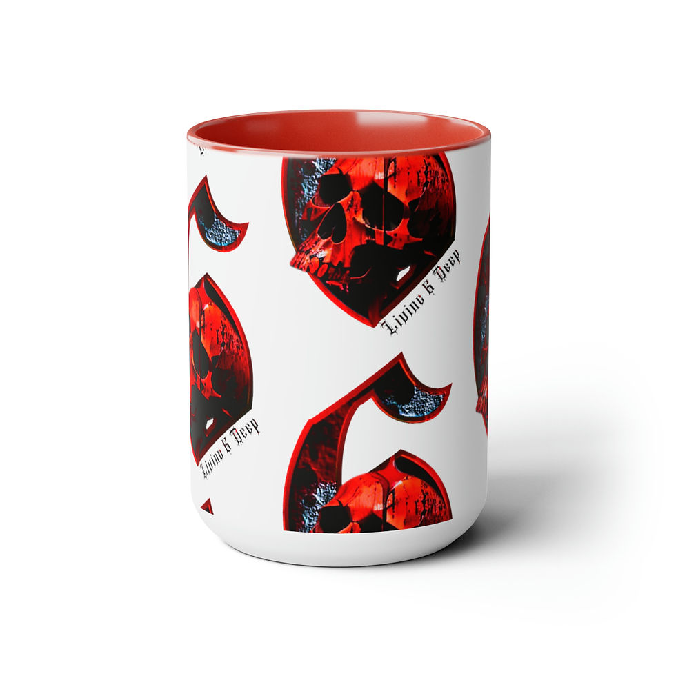 Thumbnail: Two-Tone Coffee Mugs, 15oz