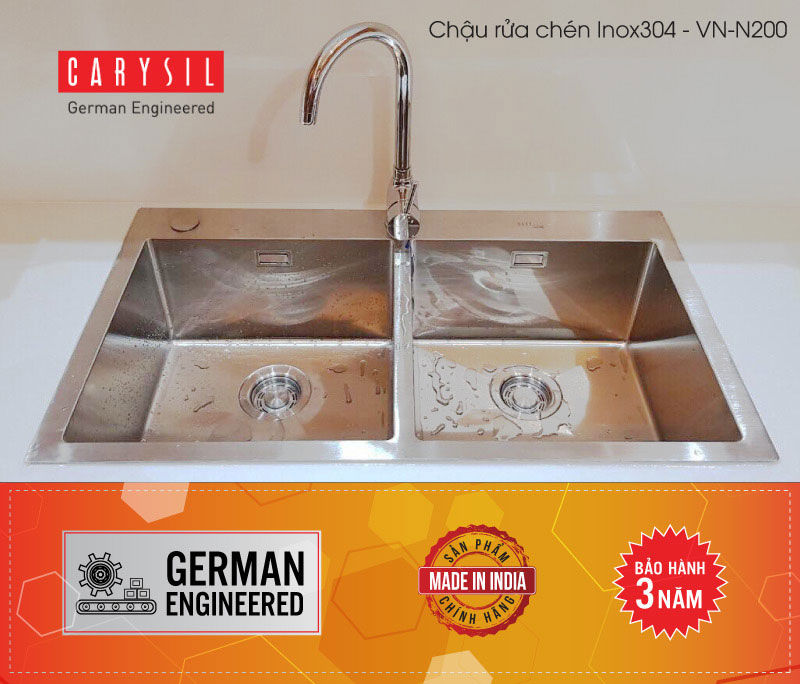 Chậu rửa chén inox Carysil VN-N200
