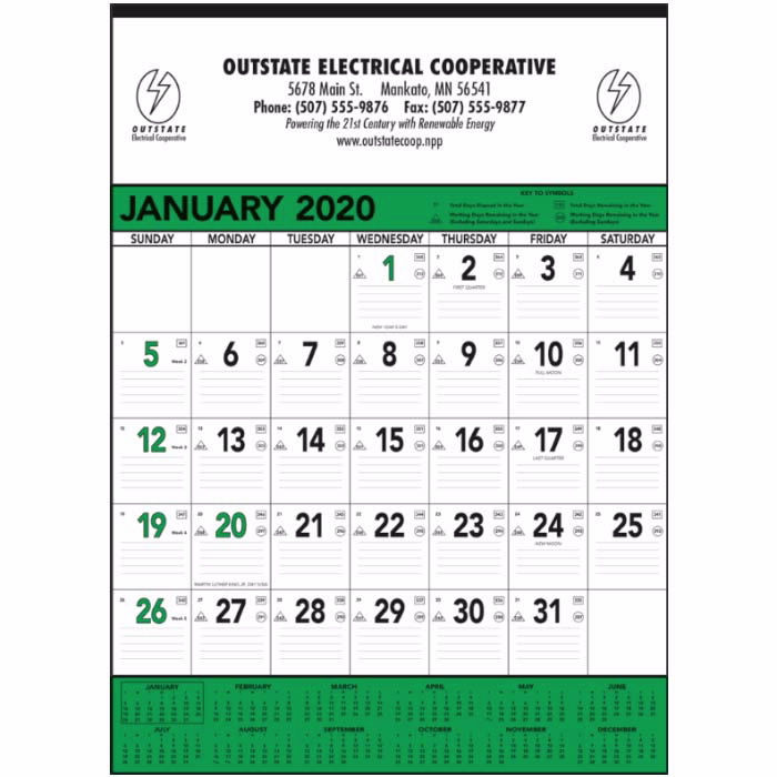 Green & Black Contractor's Memo (13-sheet)