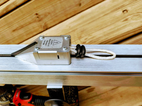 Close-up of The Pullstarter attachment showing pull cord mount.