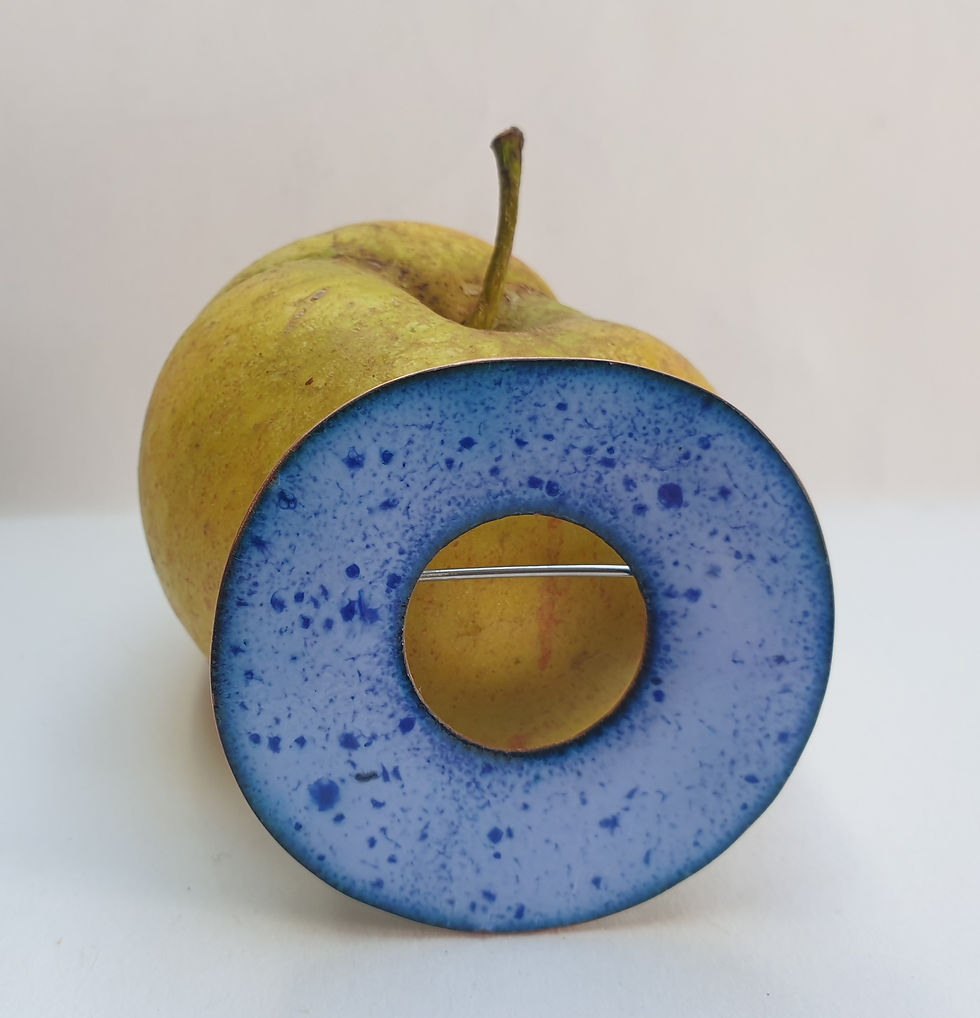 Thumbnail: Enamel Circle Brooch