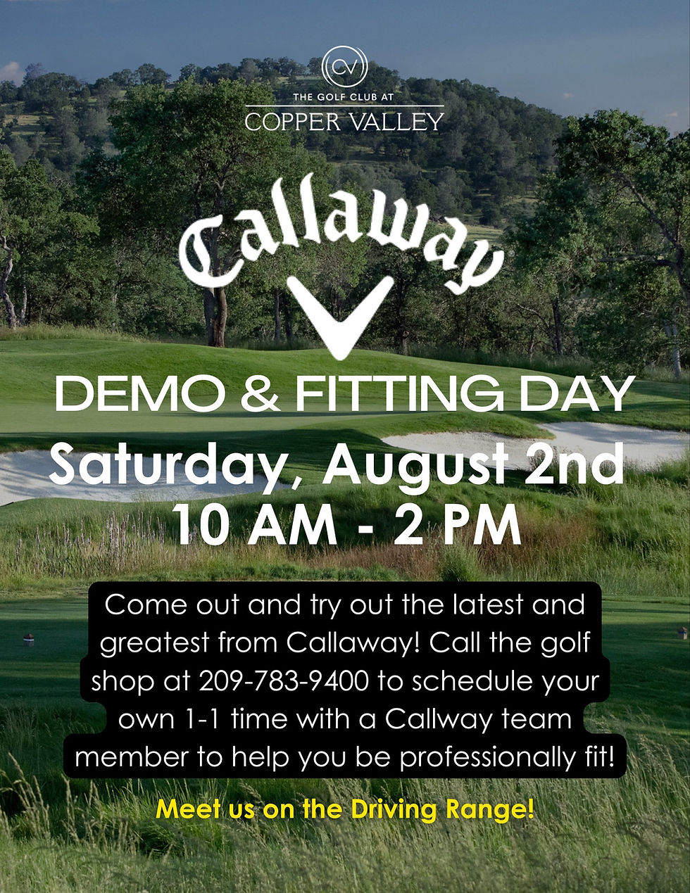 Callaway Demo & Fitting Day - The Golf Club at Copper Valley