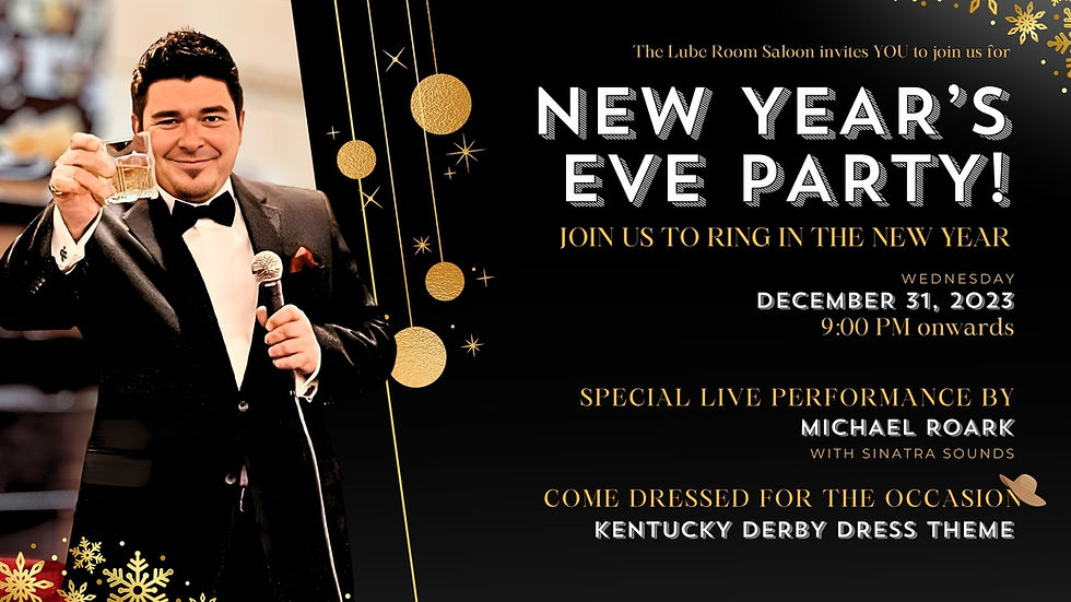 New Year’s Eve Party! - The Lube Room Saloon