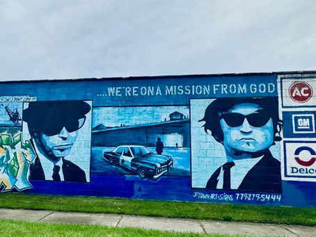 Blues Brothers Mural