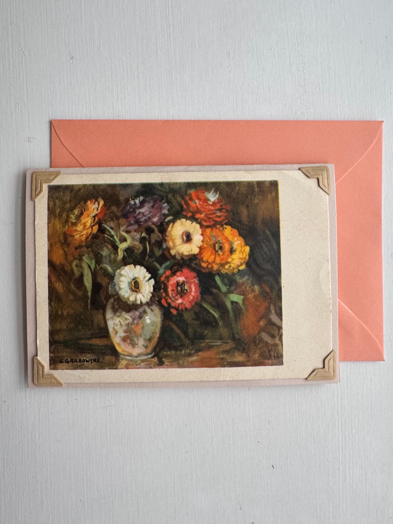Zinnias in a Vase