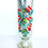 Miniatura: Floral Painted Mercury Vase