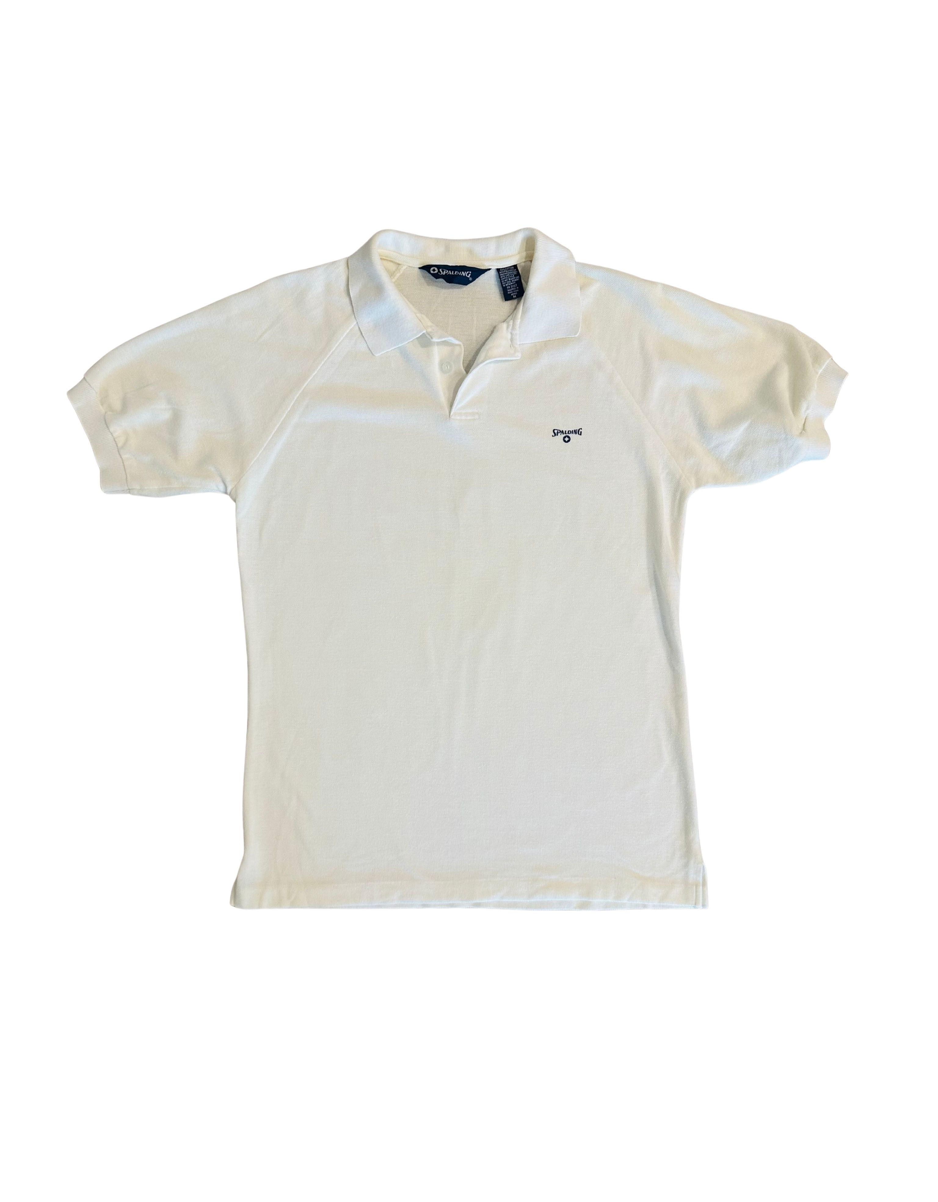 Vintage Spalding White Polo