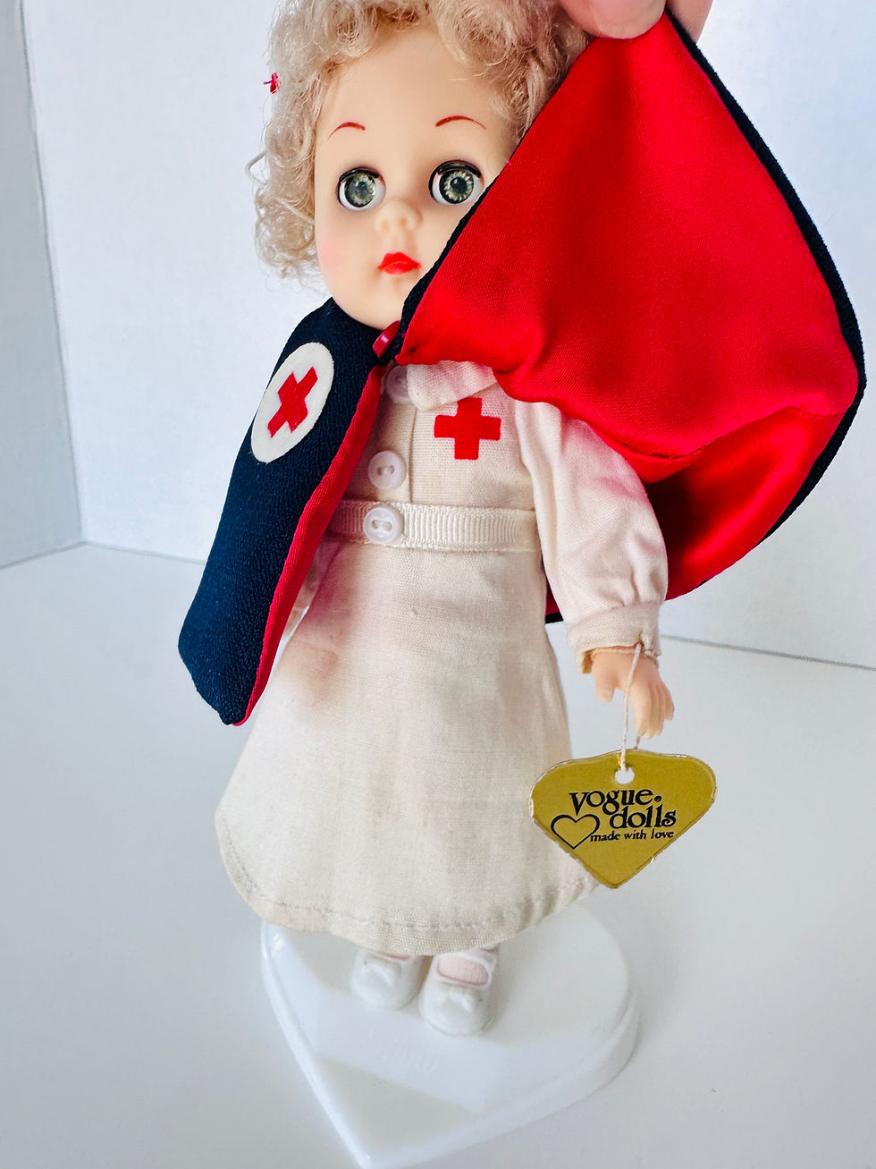 Miniatura: 1989 Vogue Dolls “Nurse Ginny” Career Collection Doll with Original Heart Tag