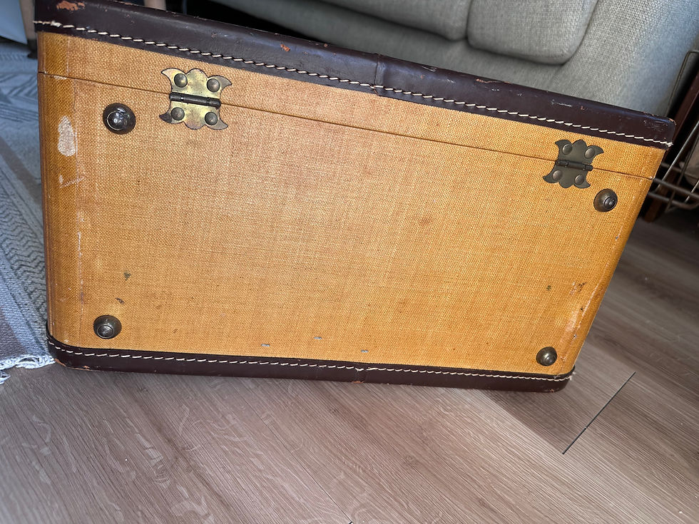 Miniatura: 1940s Vintage Singer Sewing Machine Carrying Case