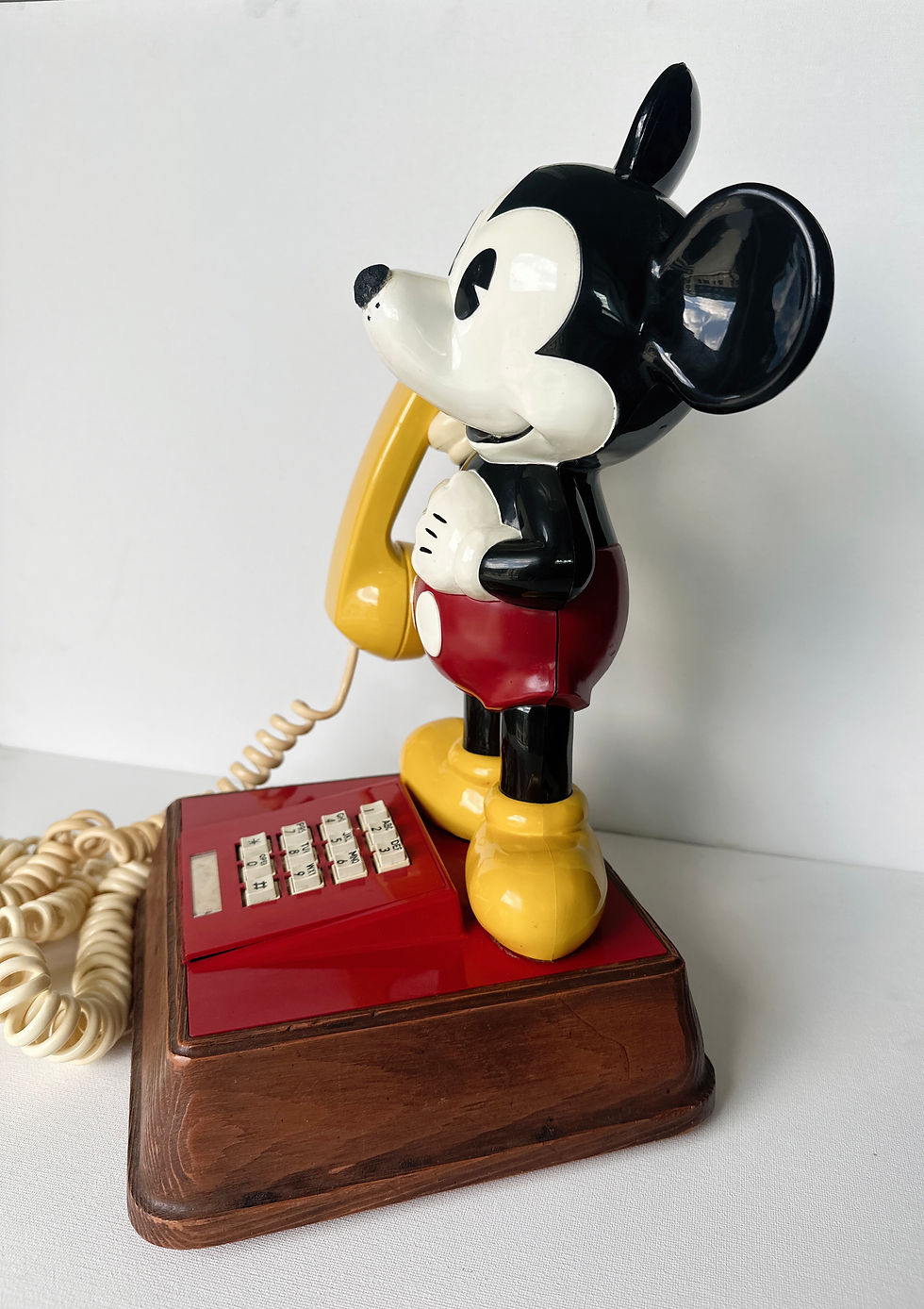 Thumbnail: intage 1976 The Mickey Mouse Phone Landline Push Button Telephone Disney