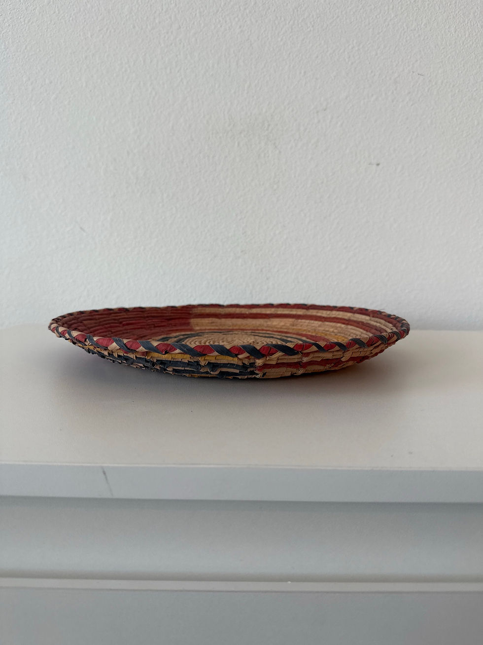 Miniatura: 12.5” Handmade Southwest Style Decorative Coil Plate Basket #2