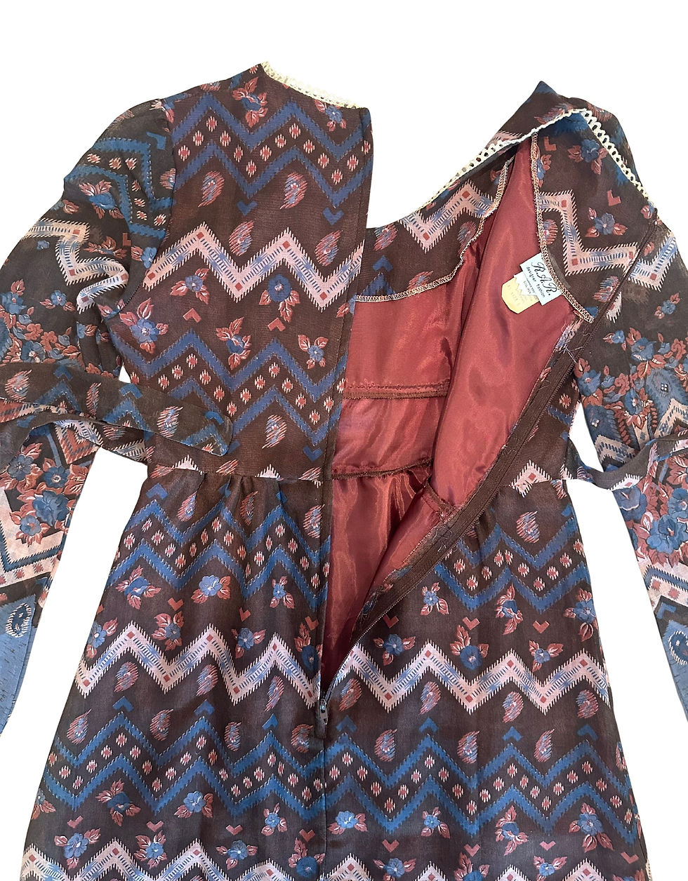 Miniatura: Vintage R.A.R 70s Hippie Dress