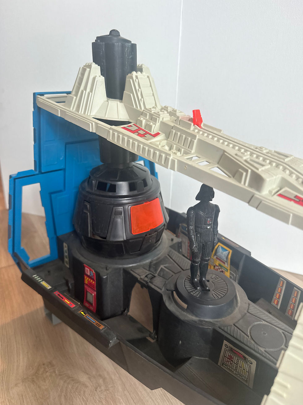 Thumbnail: Vtg 1980 Star Wars Darth Vader Star Destroyer Play Set in Box