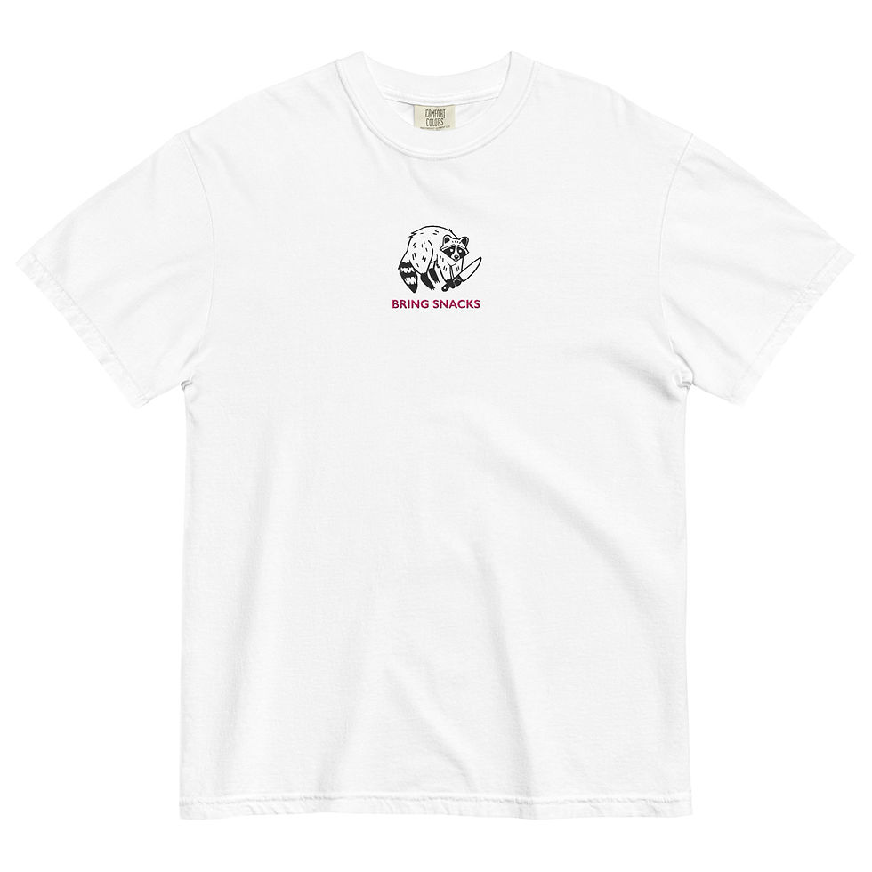Thumbnail: Embroidery Raccoon t-shirt