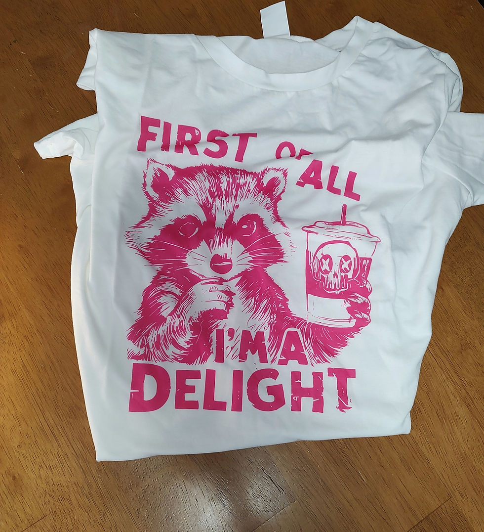 Thumbnail: First of all I'm a delight super cute t shirt (cream) 