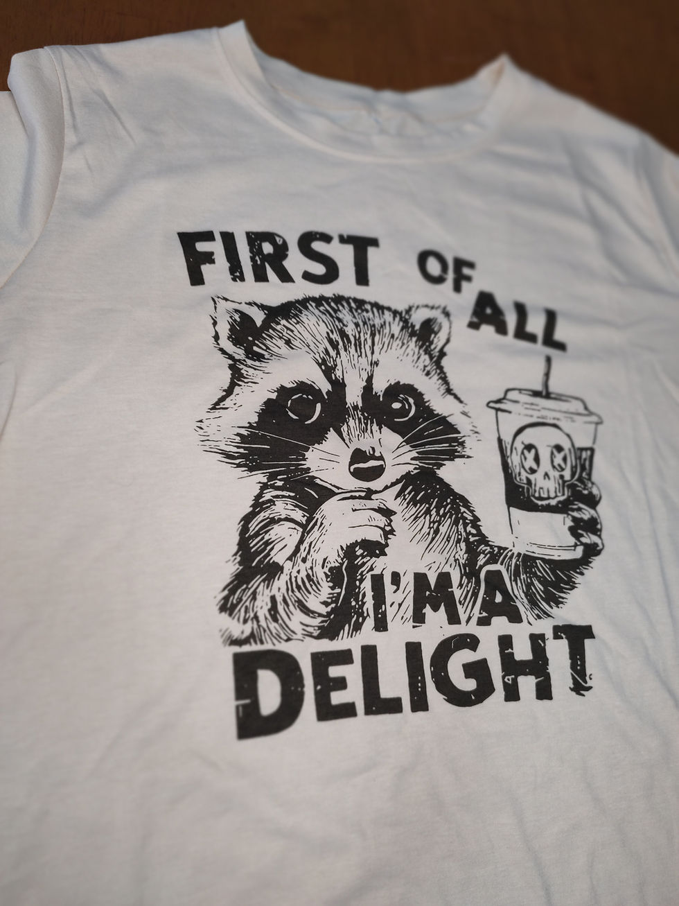 Thumbnail: First of all I'm a delight super cute t shirt (cream) 