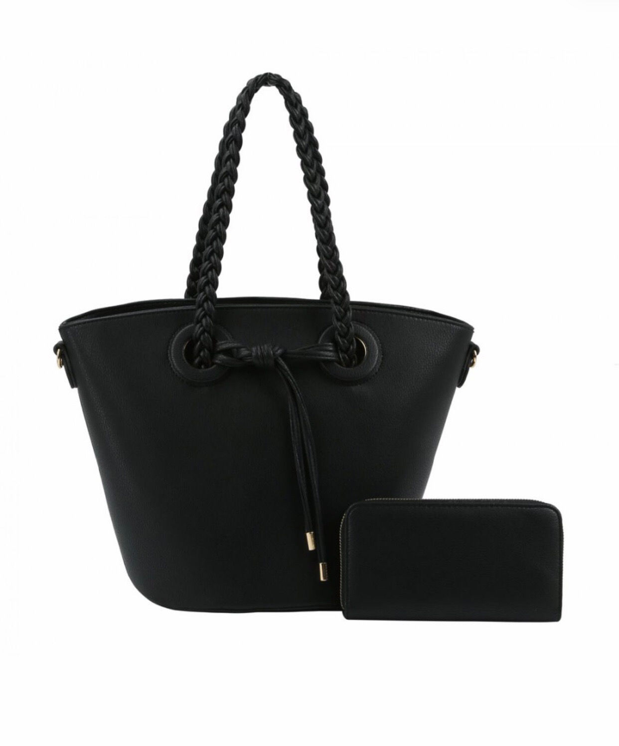 Black 2p Handbag Set