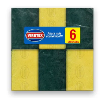 Pack Fibraesponja Virutex x6u