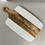 Thumbnail: PERSONALIZED MARBLE AND ACACIA WOOD BOARD WITH HANDLE FRONT