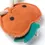 Thumbnail: Orange satsuma dog toy