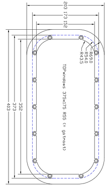 Renolit Portlight Dimensions