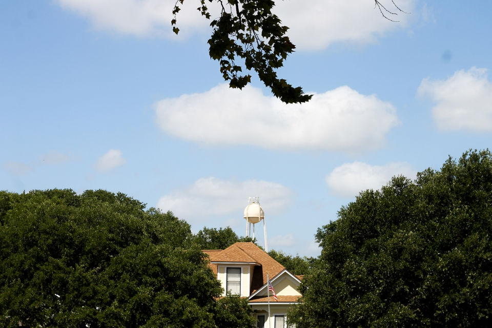 historic water tower in chappell hill