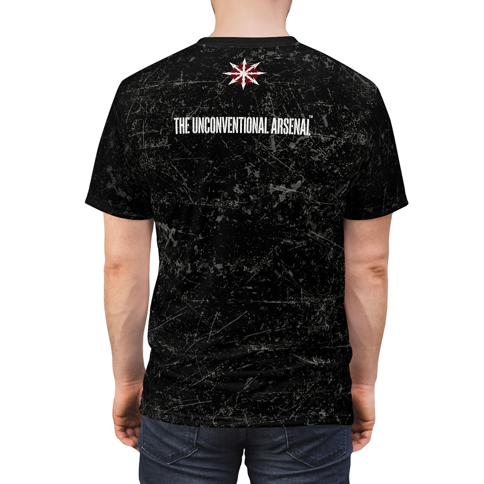 Thumbnail: F&W Distressed Gothic Black  Tee- NOT YOUR FLAVOR