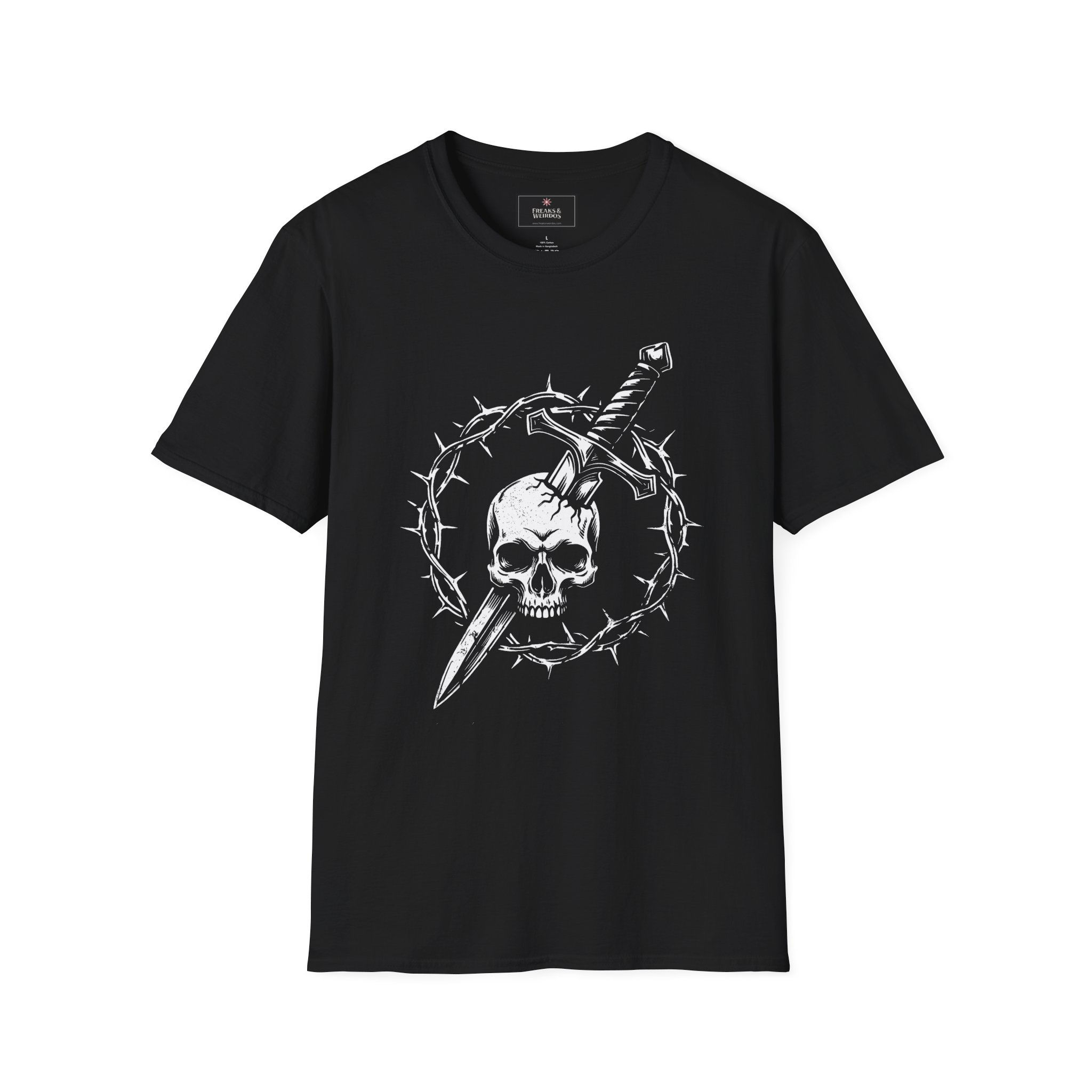 -Unisex Softstyle T-Shirt - SKULL & SWORD