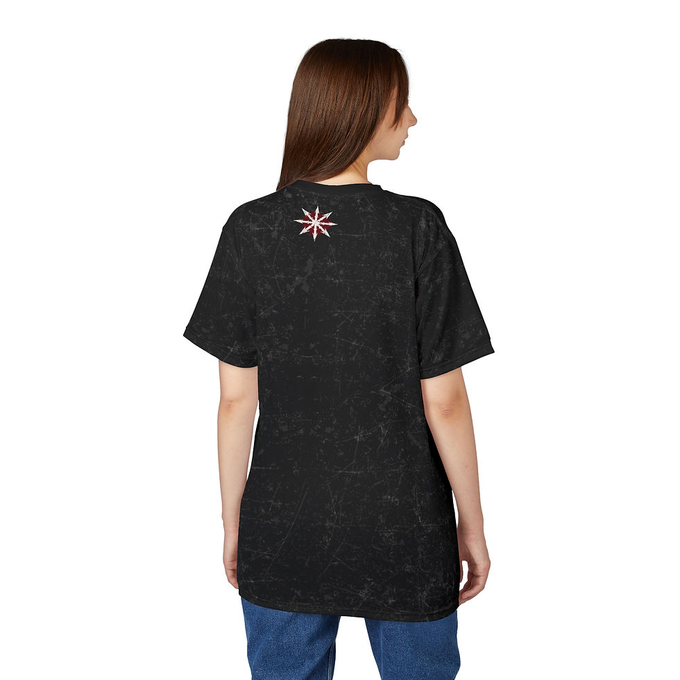 Thumbnail: F&W Distressed Gothic Black  Tee - DEADLY