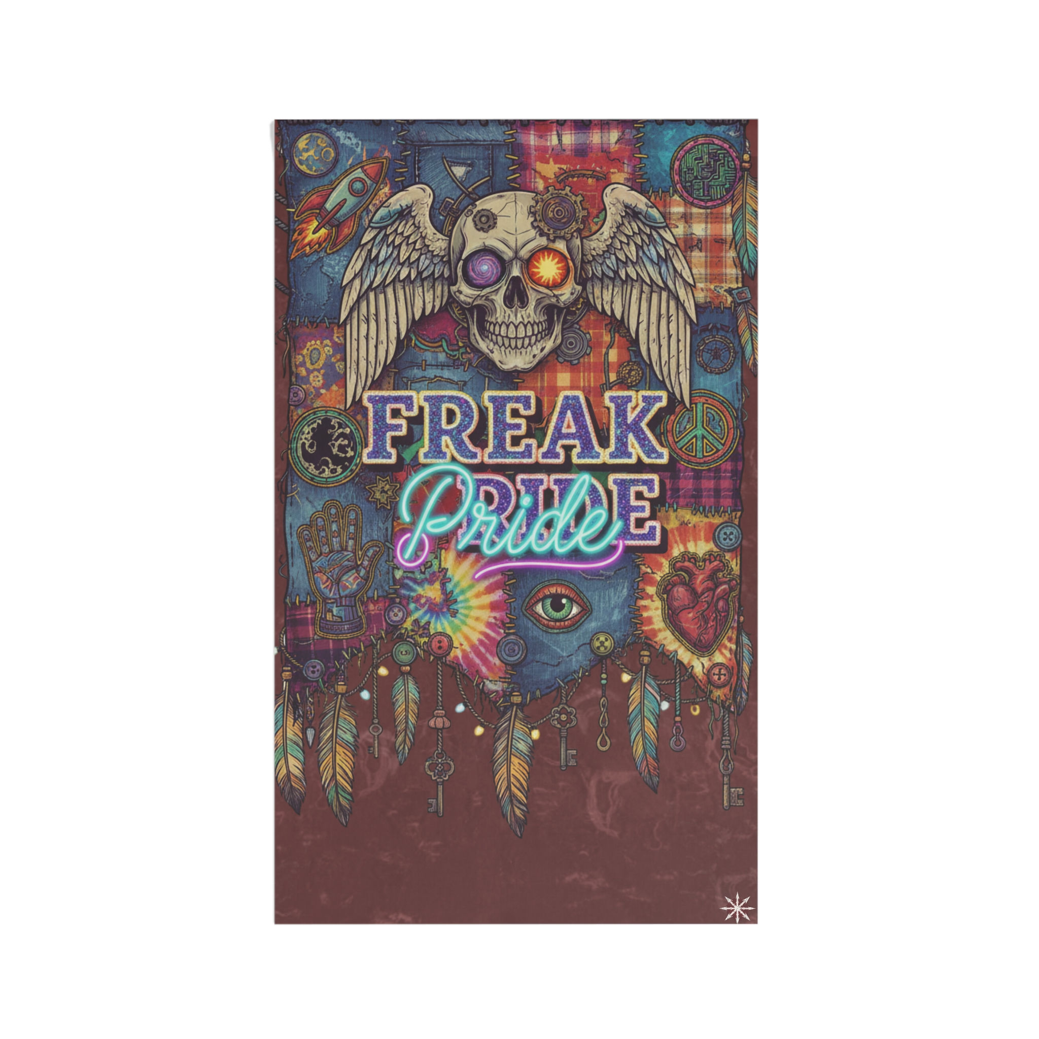 Freak Flag House Banner — TATTERED FREAK FLAG