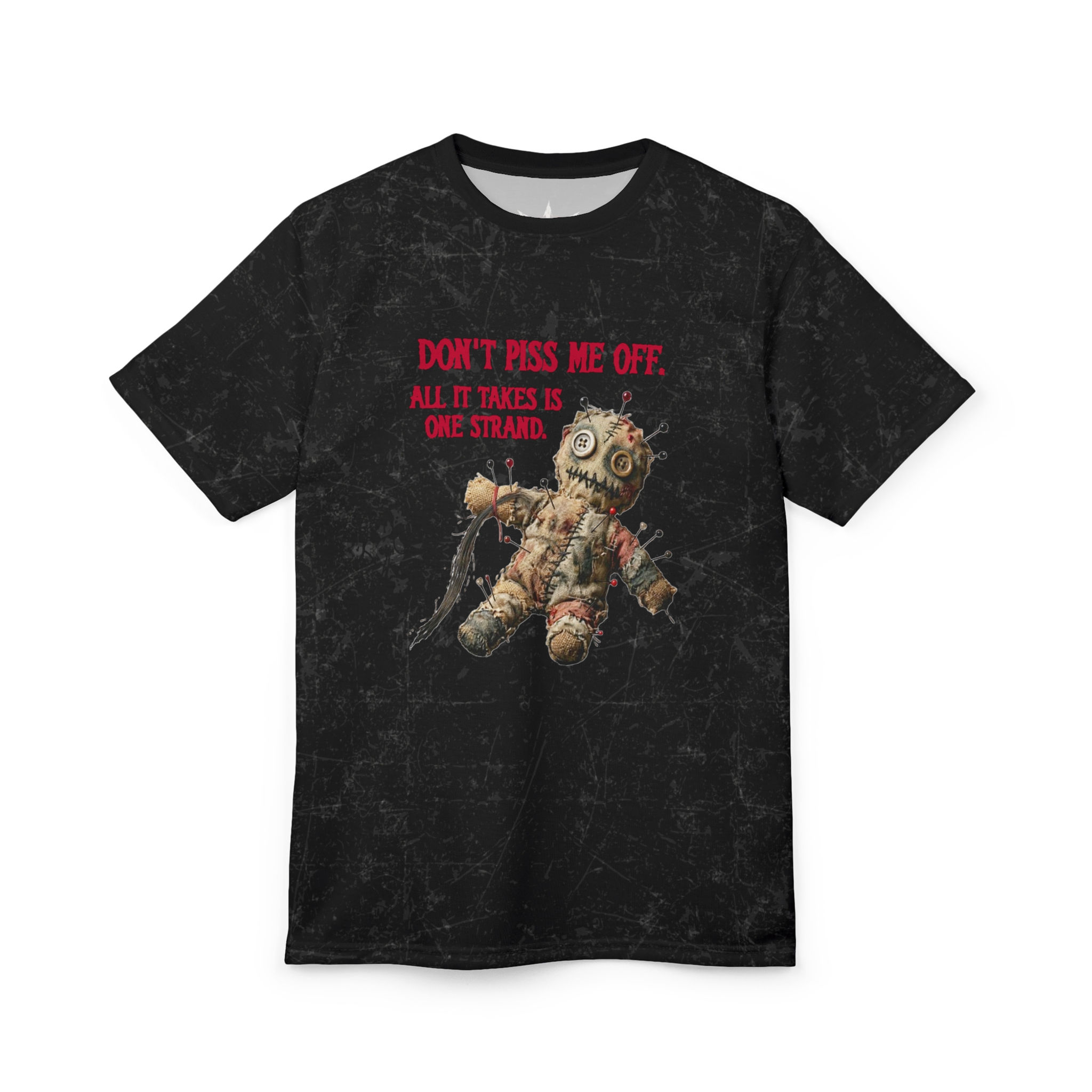 F&W Distressed Gothic Black  Tee - ONE STRAND