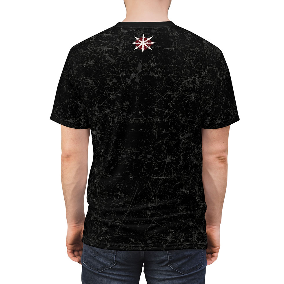 Thumbnail: F&W Distressed Gothic Black  Tee - UNIQUE