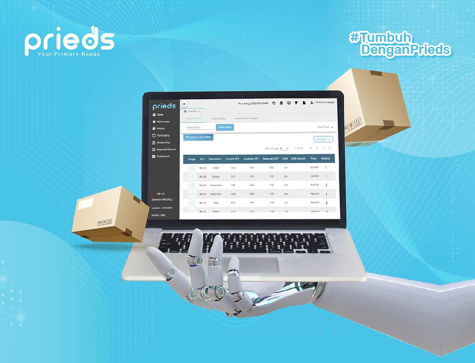 Digitalisasi manajemen stok barang untuk hadapi tahun 2023 dengan Sistem Gudang Prieds