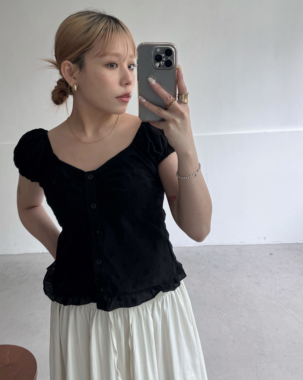 Thumbnail: floral puff blouse 