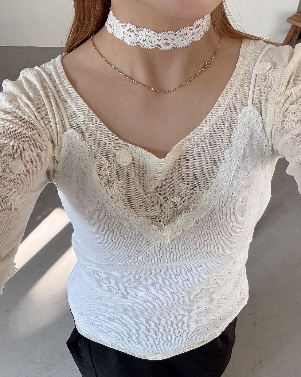 Thumbnail: lace set vest 