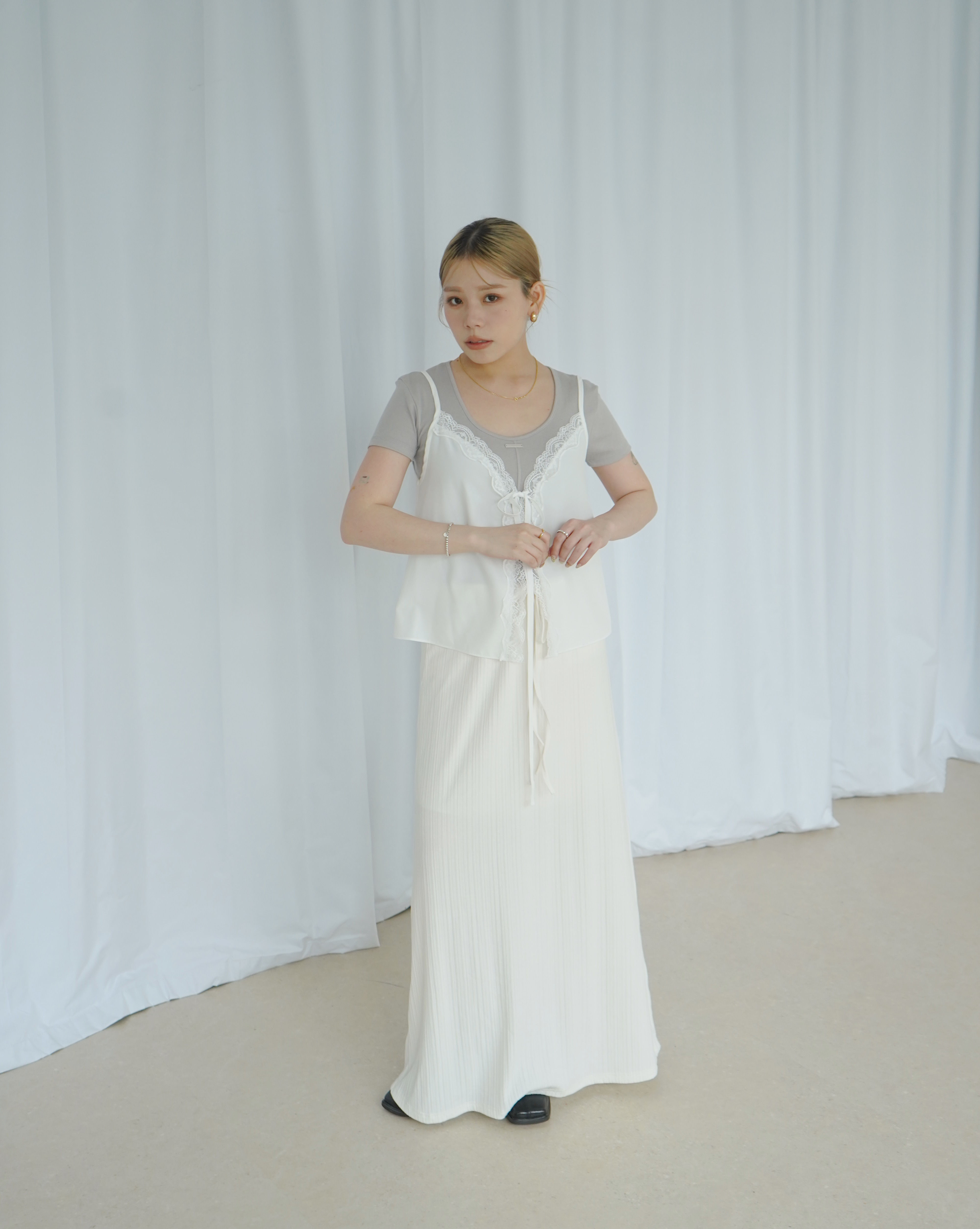 lace layer vest 