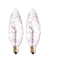 CRYSTAL CANDELABRA BASE BULBS 60 WATTS TS-E4016C