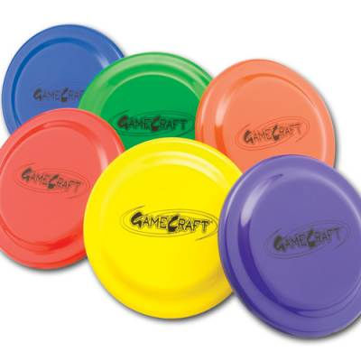 *GameCraft® 9 in. Plastic Flying Discs (6-Pack) SKU# 1201550