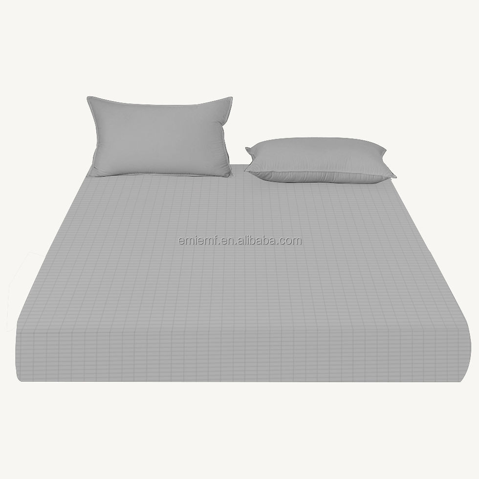 Thumbnail: Conductive ESD Grounding Bed Fitted Sheets with Grounding Cord